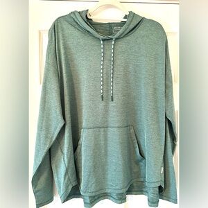Eddie Bauer XL Women’s Dark Evergreen/Green Lightweight Pullover Hoodie